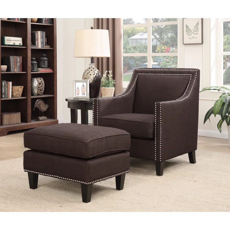 Picket House Furnishings Emery Upholstered Ottoman