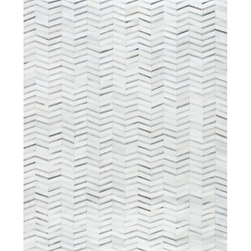 Pasargad Cowhide Chevron Rug