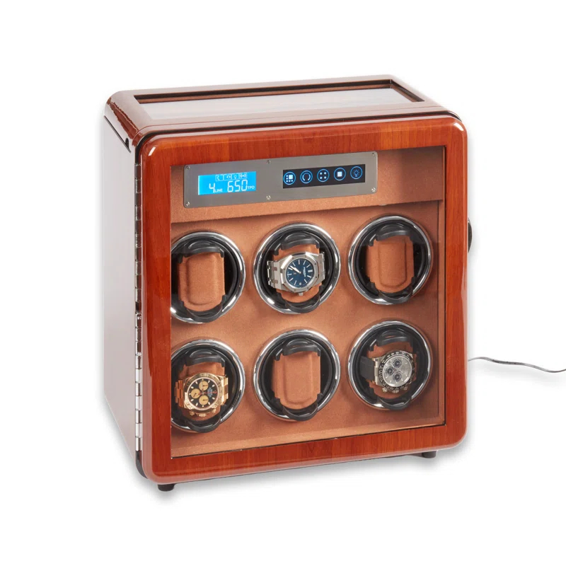 Bey-Berk Monty Wood Watch Box +