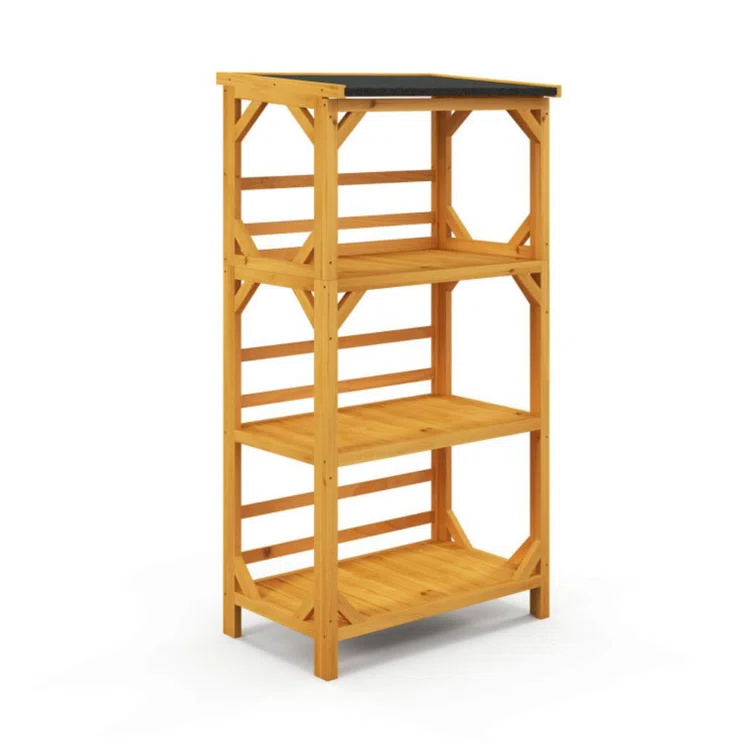 Red Barrel Studio® Wood Plant Stand