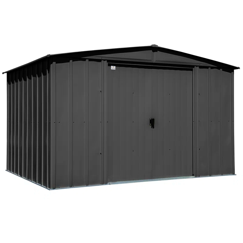 Arrow 10 ft. W x 8 ft. D Metal Storage Shed