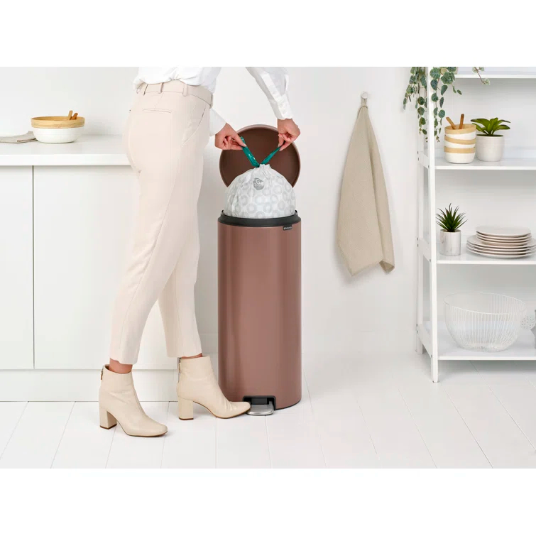Brabantia NewIcon Step On Trash Can, 8 Gallon (30 Liter)