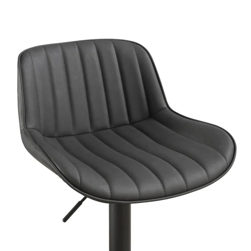 17 Stories Set of 2 Open Backrest Adjustable Swivel Barstools