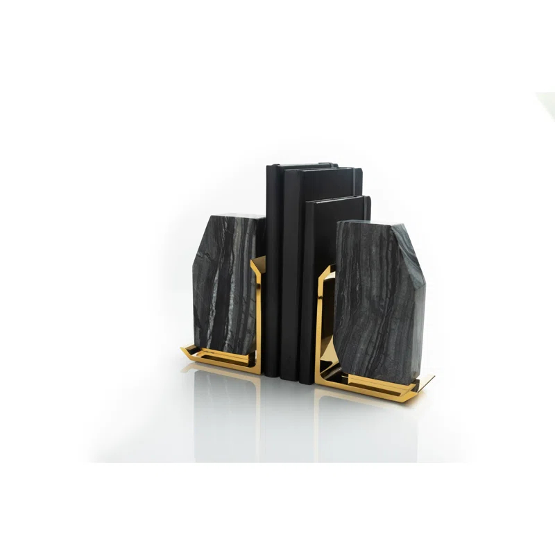 ANNA New York Anna New York Modern & Contemporary Non-Skid Bookends (Set of 2)