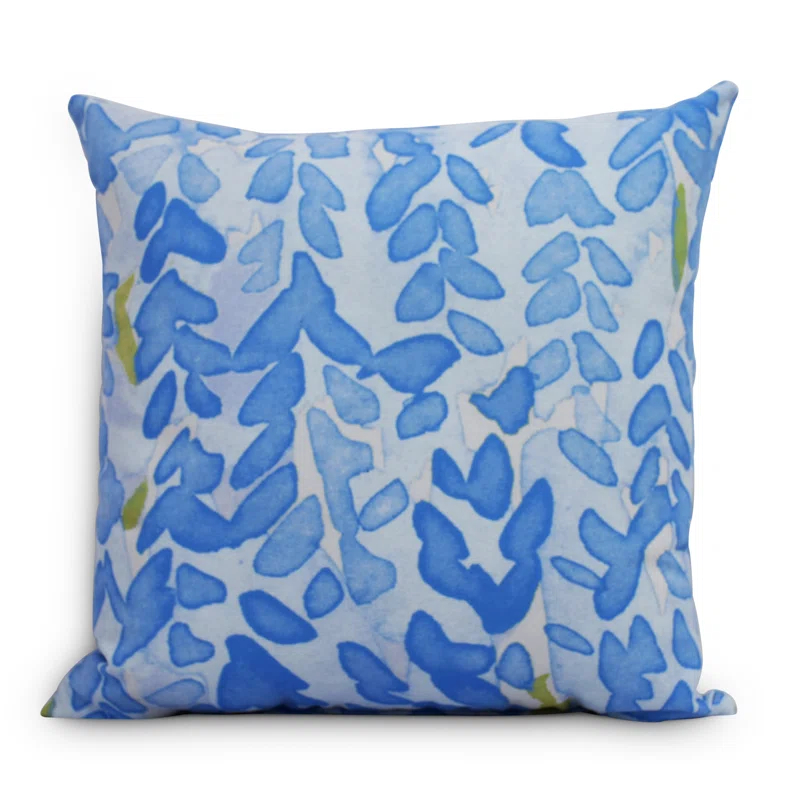 e by design Flower Bell Floral Reversible Throw Pillow