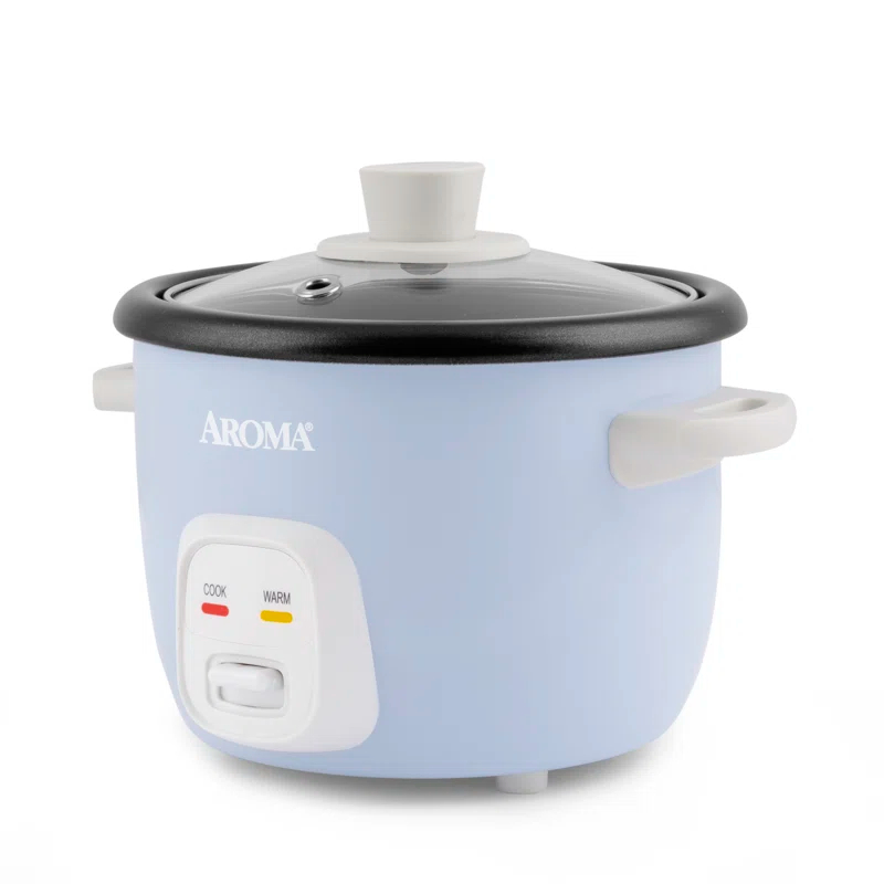 Aroma® 4-Cups (Cooked) / 1Qt. Rice & Grain Cooker, Blue