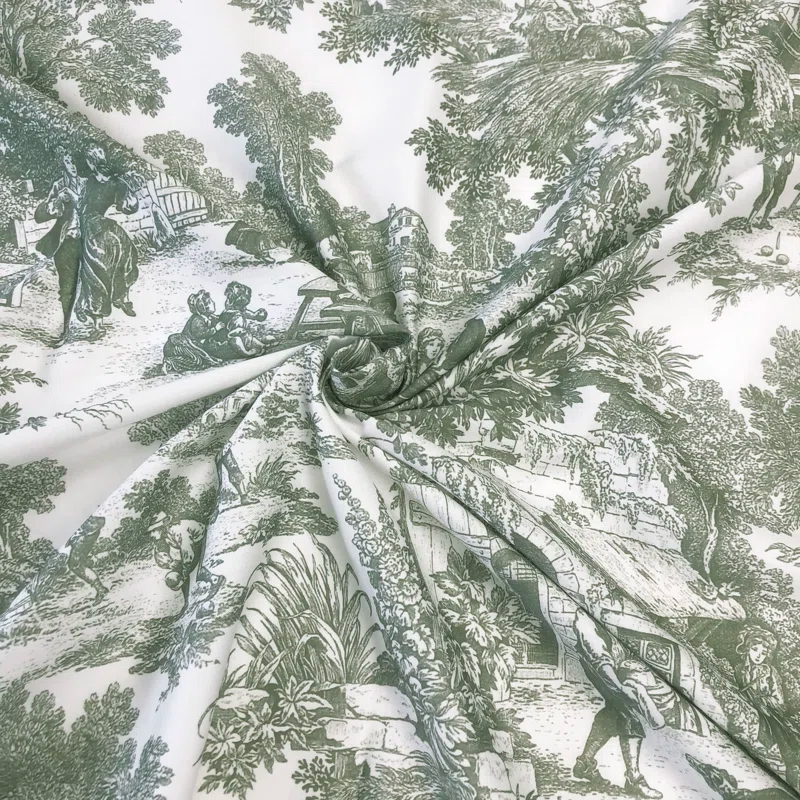 6ix Tailors Fine Linens Au Village Toile Sweet Grass