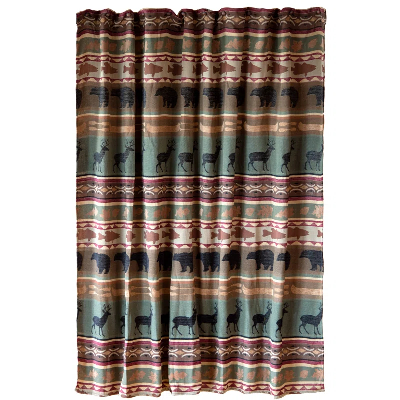 Carstens Inc. Skagit River Shower Curtain