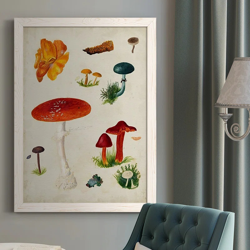 Wexford Home Mushroom Species VIII " Mushroom Species VIII " Painting Print