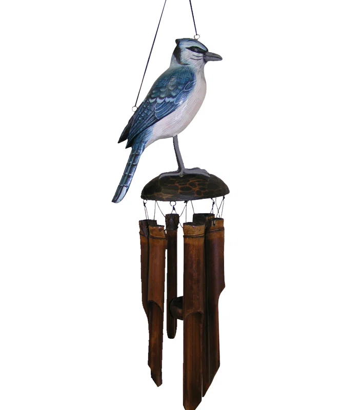 Cohasset Gifts & Garden Weather Resistant Bamboo Animals Wind Chime