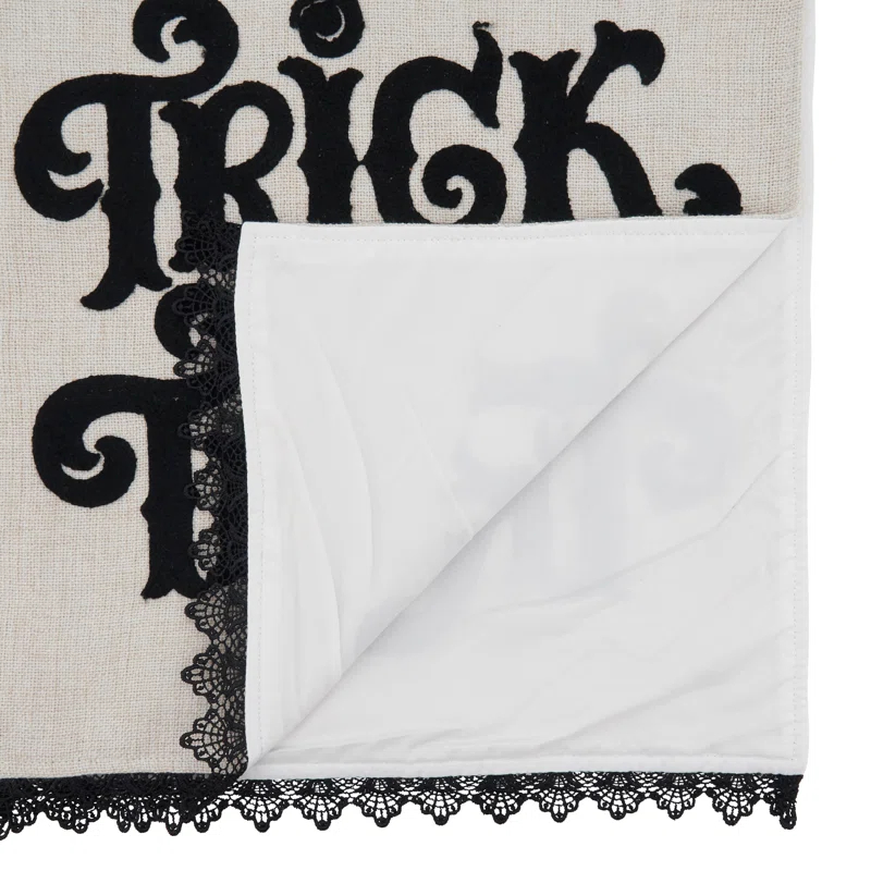 The Holiday Aisle® Karamo Halloween Table Runner