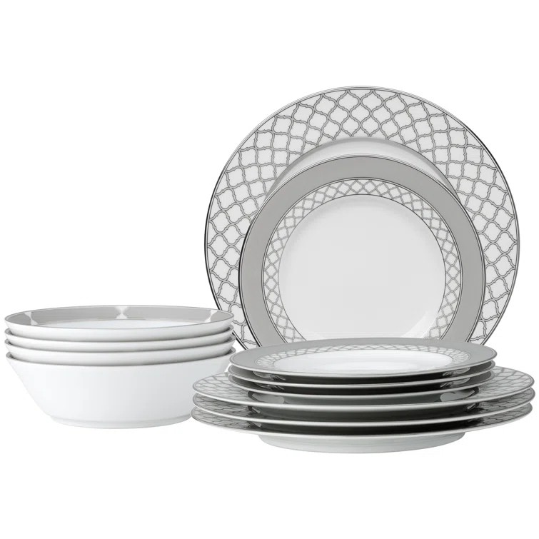 Noritake Noritake Eternal Palace 12-Piece Dinnerware Set, Service for 4