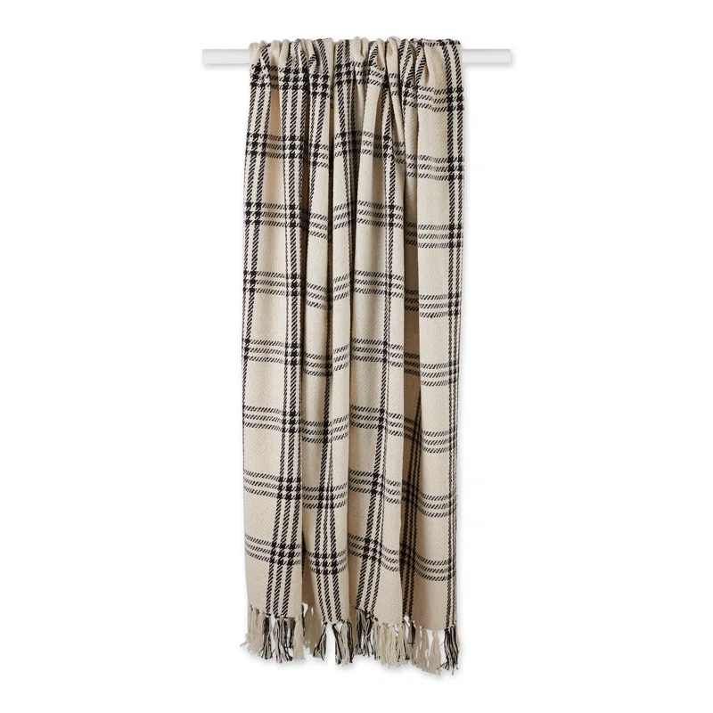 Design Imports Hand Woven Throw Blanket