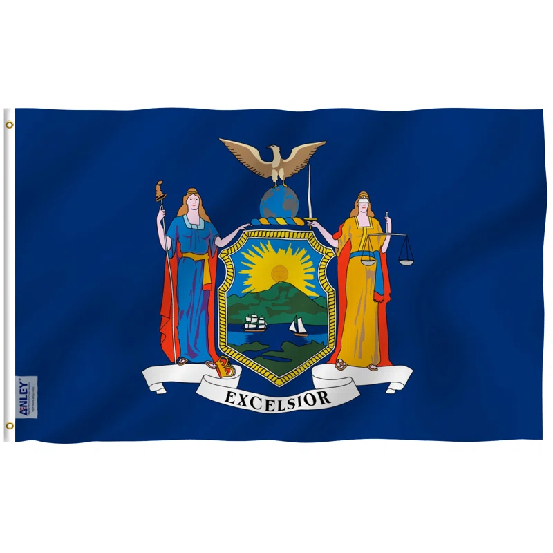 ANLEY New York State Polyester 36x60 in. House Flag