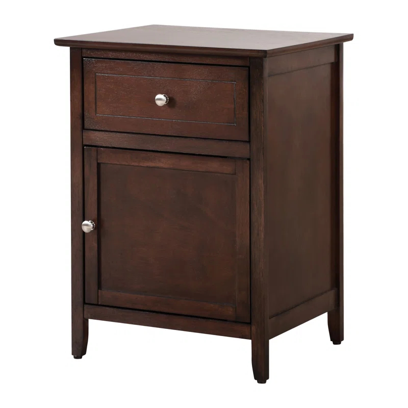 Sutherlans Cranbrook Modern Nightstand, Nightstand with 1 Drawer 1 Door & Reviews | Wayfair