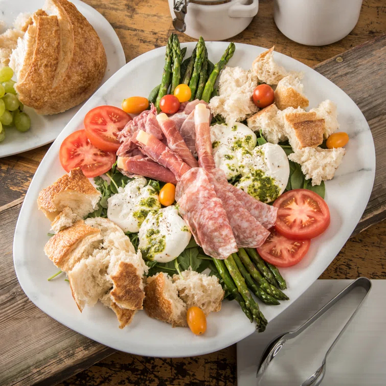 Carlisle Food Service Products Carlisle Food Service Products Ridge Melamine Platter (Set of 6)