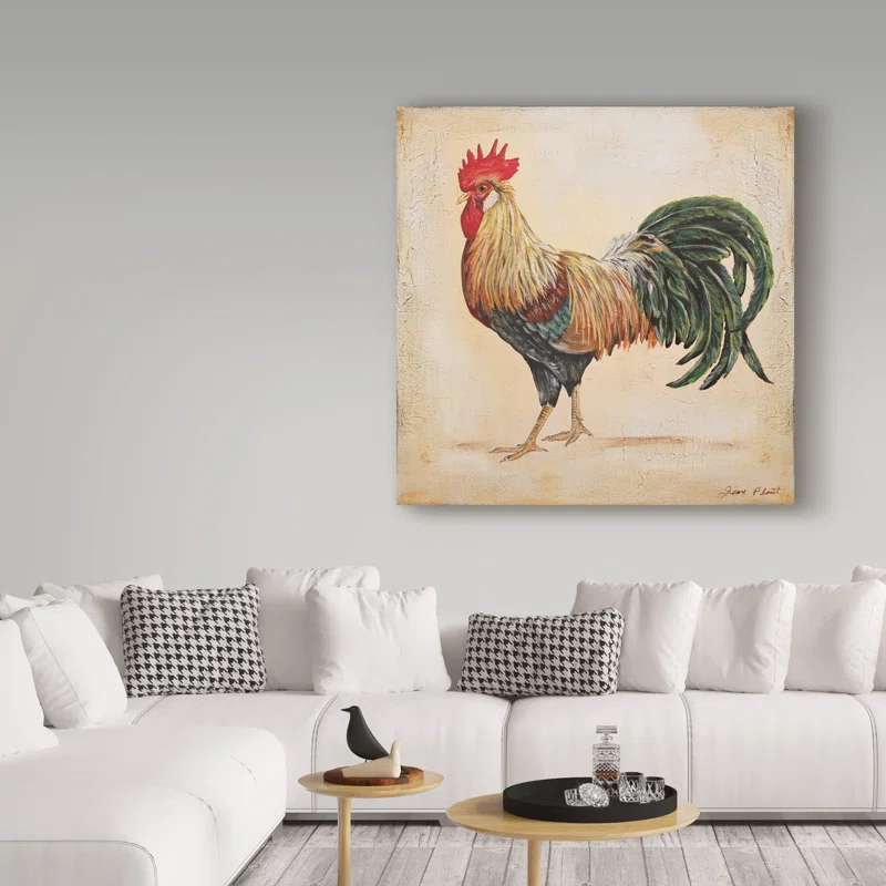 Trademark Fine Art Jean Plout " Rooster 3 " by Jean Plout
