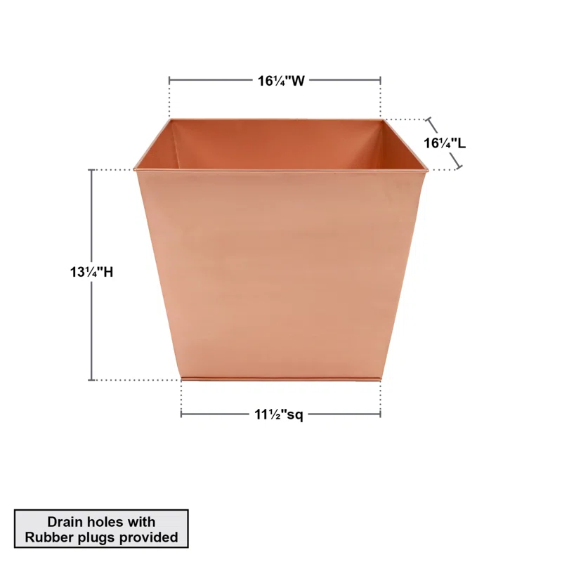 ACHLA Metal Planter Box
