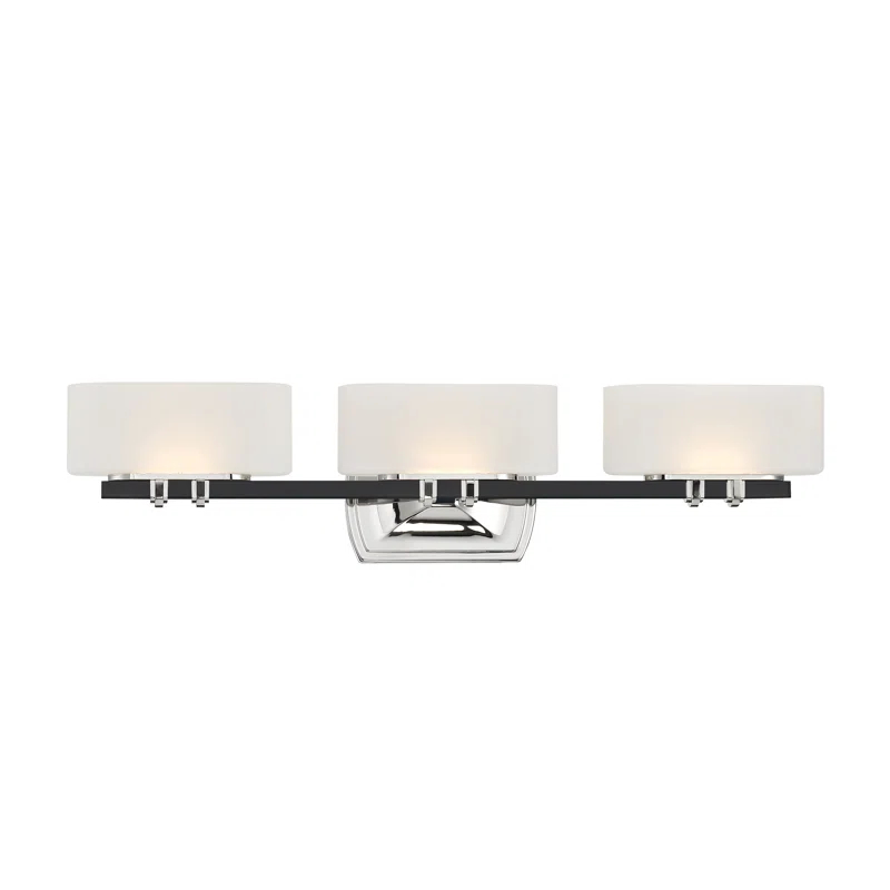 Latitude Run Ferrao Polished Nickel Led Vanity Light