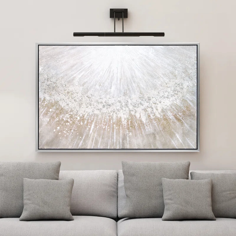 Empire Art Direct " Silver Pellets Textured Metallic " by Martin Edwards