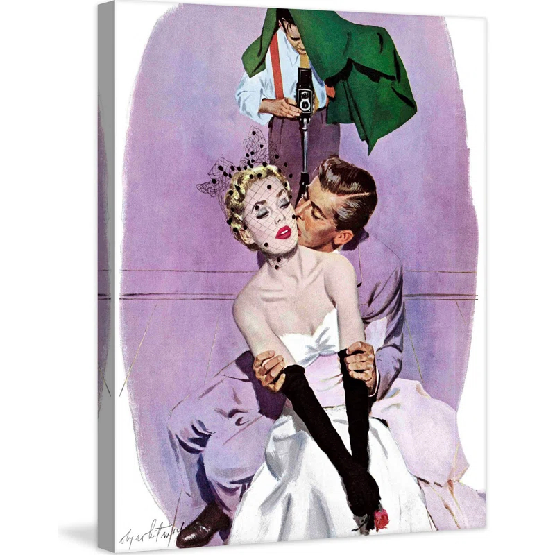 Marmont Hill Love Scene Print on Wrapped Canvas