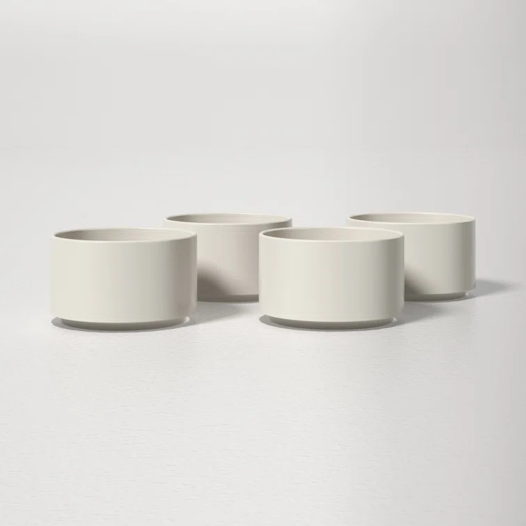 PILAR Stoneware 4.8 oz. Dessert Bowl (Set of 4)