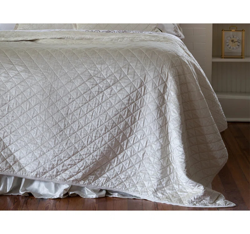 Chloe Modern & Contemporary Velvet Coverlet
