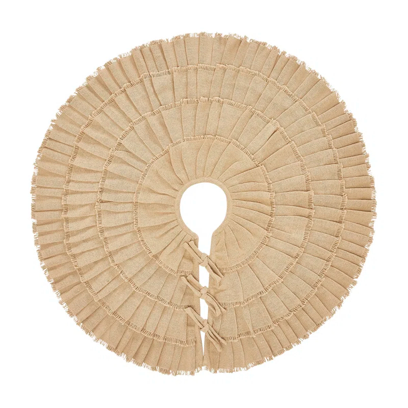 Solid Color Cotton Tree Skirt