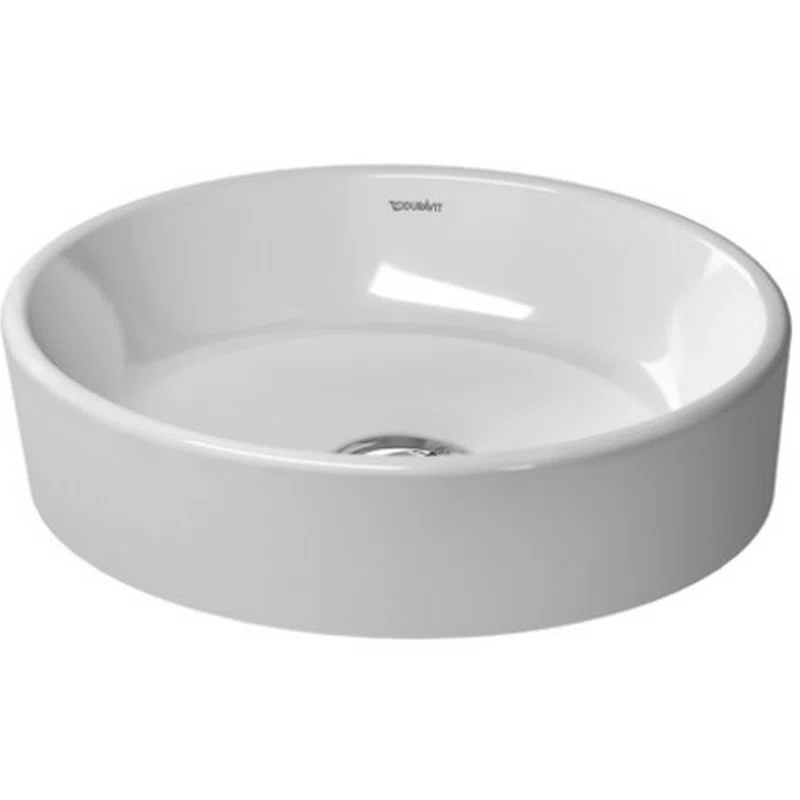 Starck 2 Ceramic Oval Vessel Bathroom Sink