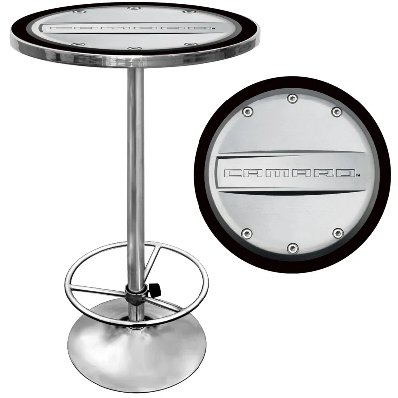 Trademark Global Round Metal Base Dining Table