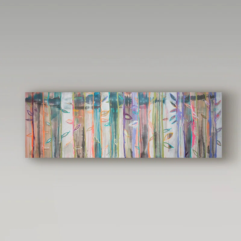 Trademark Fine Art " Colored Bamboo " by Zwart