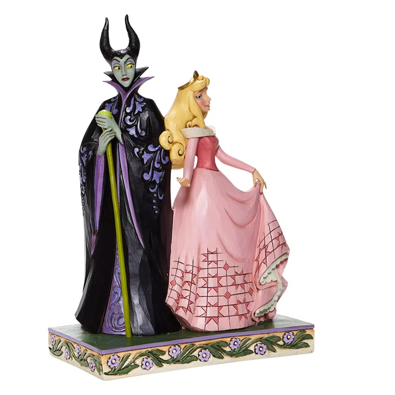 enesco Disney Traditions Jim Shore Aurora & Maleficent Figurine 9in H