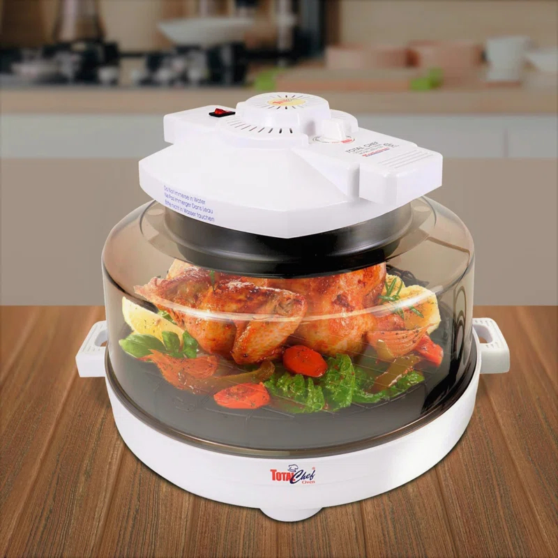 Total Chef Total Chef Countertop Infrared Oven with Convection Air Circulation, 6L