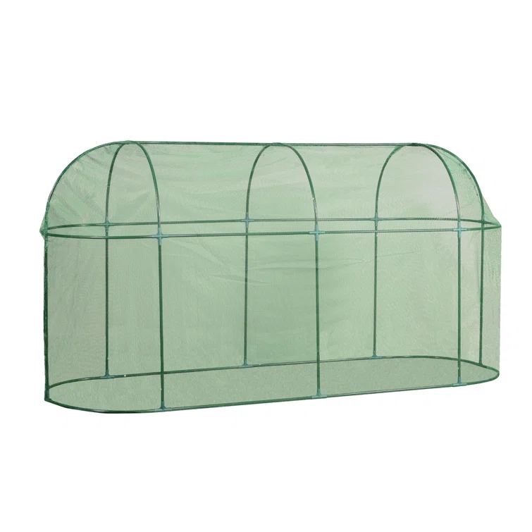 Aoodor Crop Cage 10' x 3.3' x 5' Plant Protection Tent, Fruit Cage Netting Cover