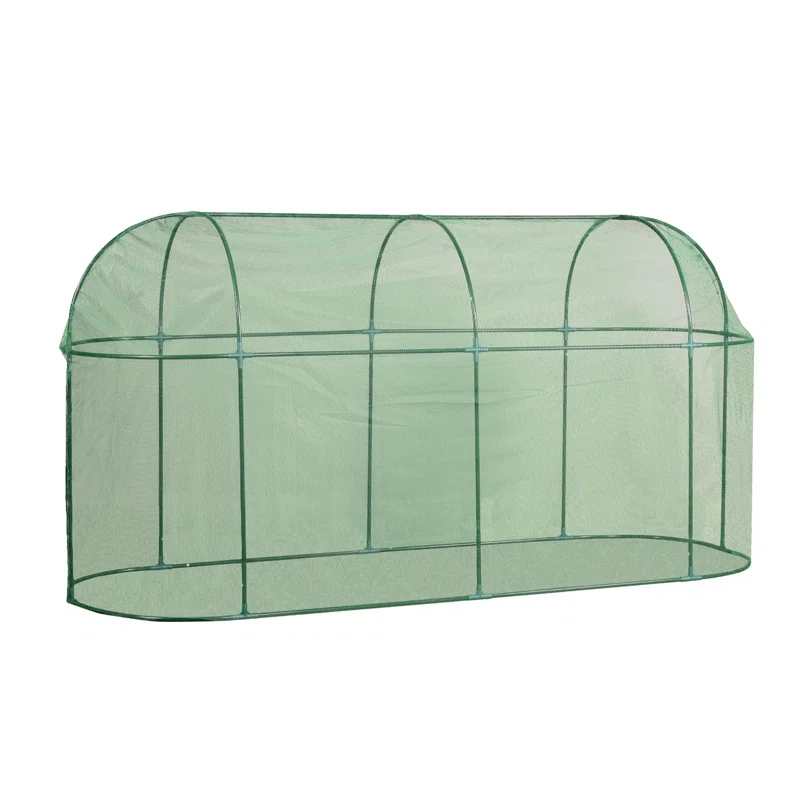 Aoodor Crop Cage 10' x 3.3' x 5' Plant Protection Tent, Fruit Cage Netting Cover