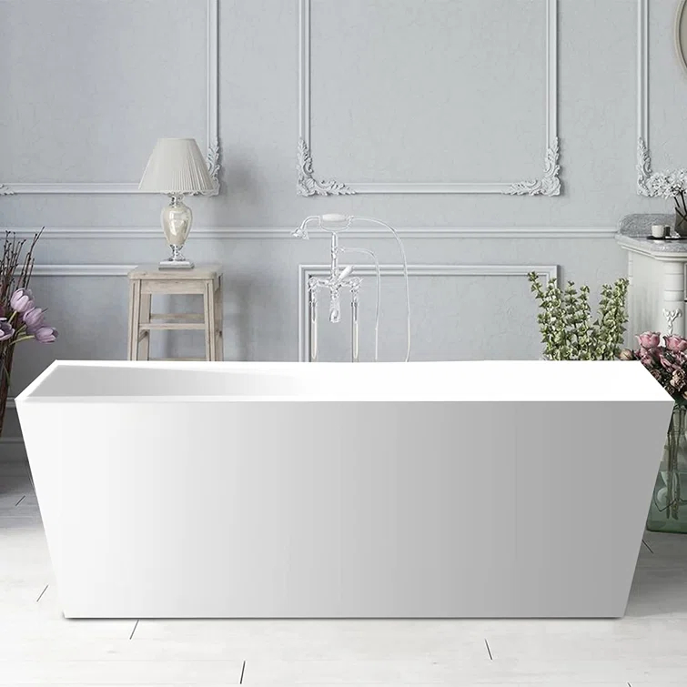 Chloe Freestanding Soaking Acrylic Bathtub