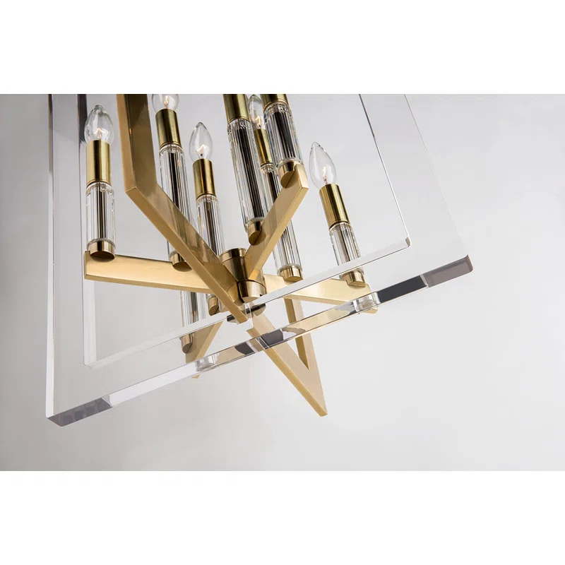 Hudson Valley Lighting Wellington 8 - Light Dimmable Geometric Chandelier