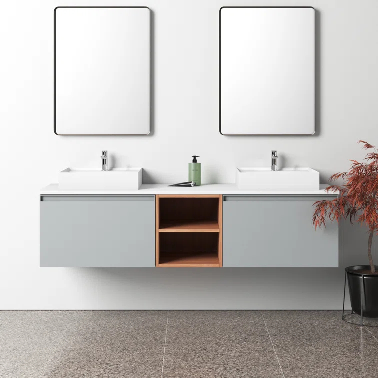 Shelley 72'' Double Bathroom Vanity