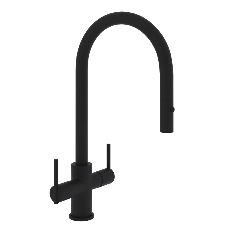 Pirellone Two Handle Pull-Down Kitchen Faucet