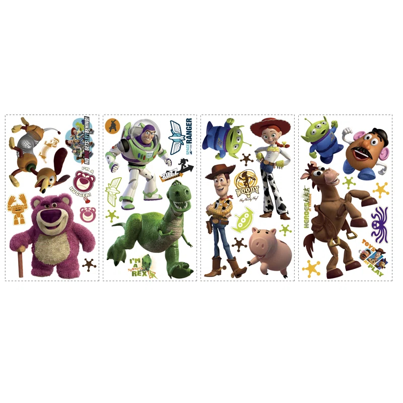 Room Mates Entertainment Non-Wall Damaging Wall Decal