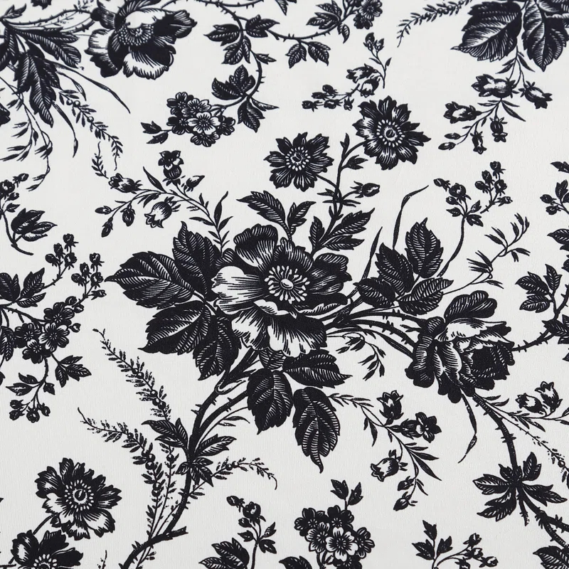 Betsey Johnson Betseys Toile Reversible Black Duvet Cover Set