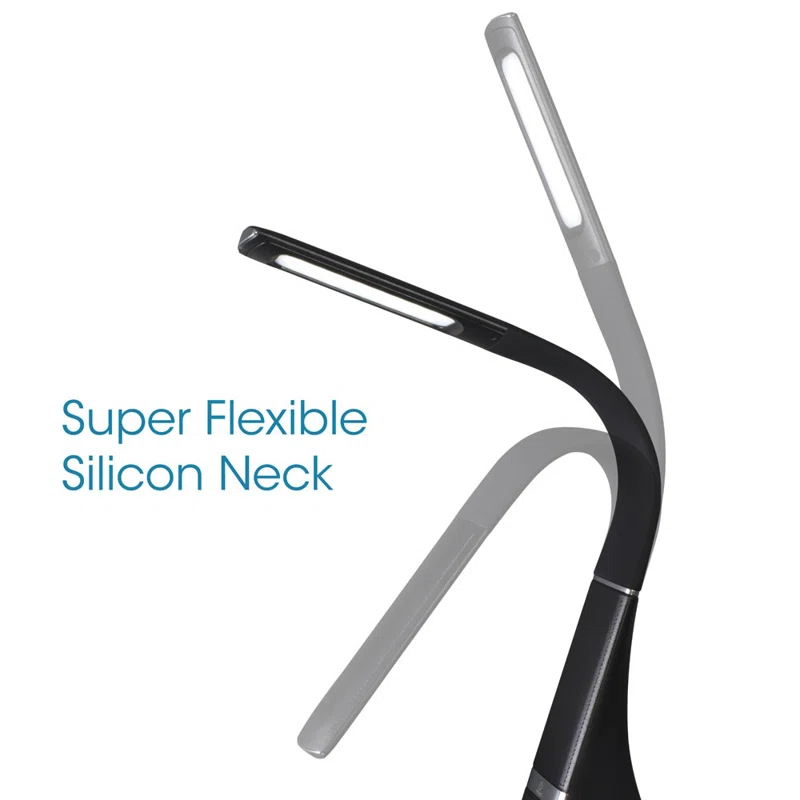 OttLite OttLite Wellness Recharge LED Desk LampPortable, Dimmable & Flexible Gooseneck, Rechargeable Battery