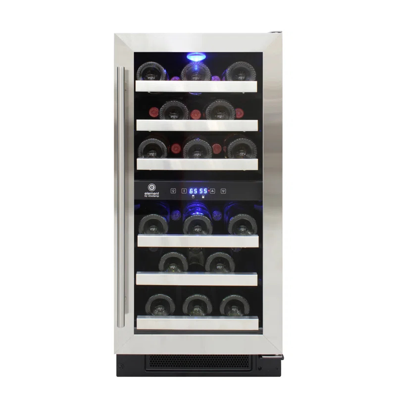 Vinotemp Connoisseur Series Compact Dual-Zone Wine Cooler
