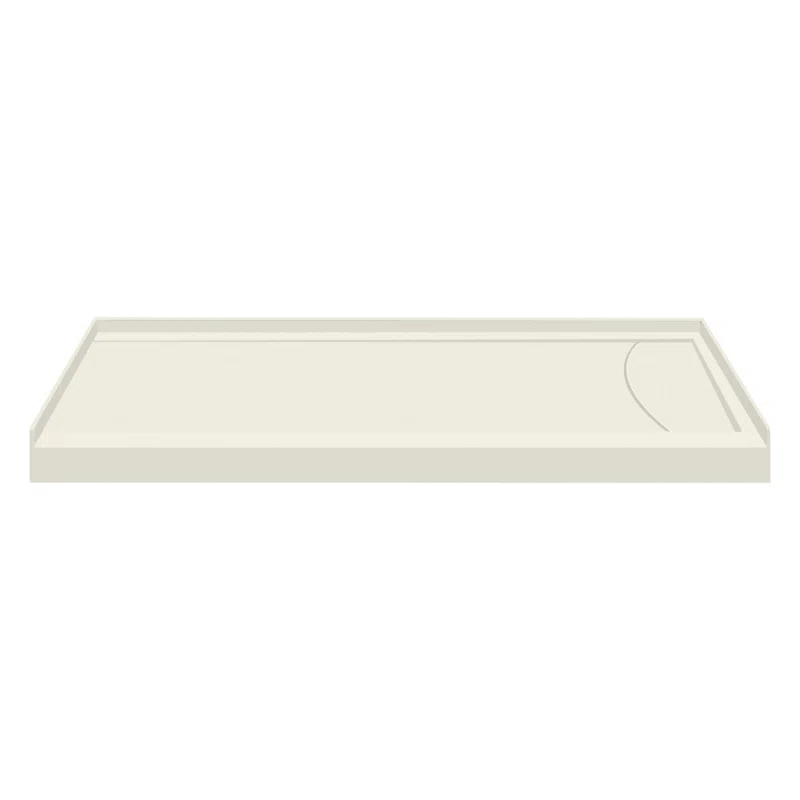 Transolid Transolid 60-in x 32-in Cast Solid Surface Tub Replacement Base Linear FSLB6032R-02