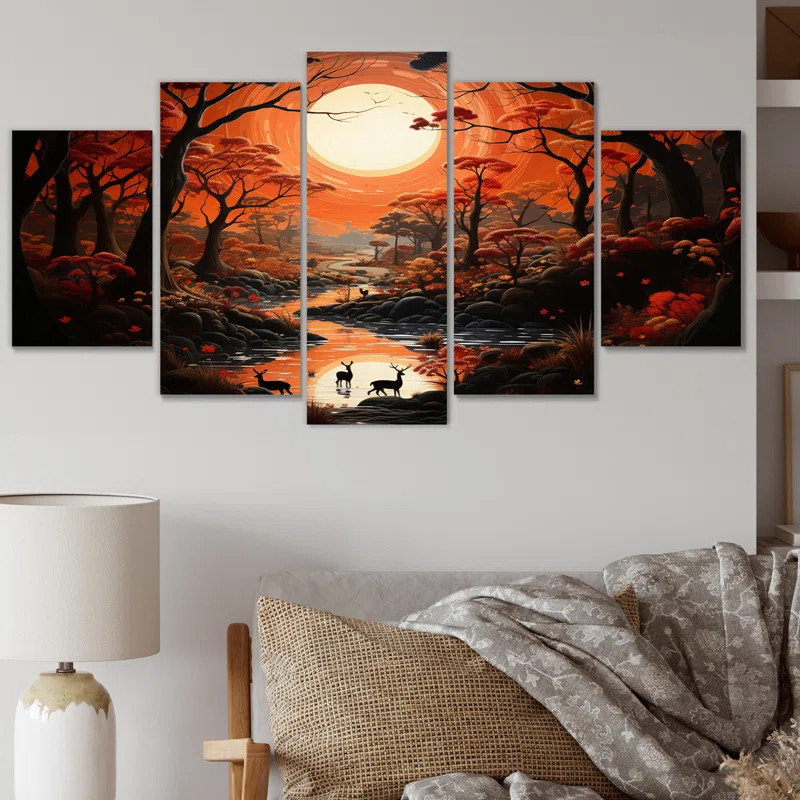 Design Art Hinduisim Dharmas Journey The II " Hinduisim Dharmas Journey The II " 5 - Pieces