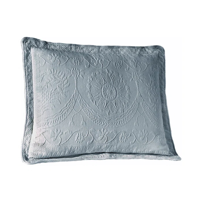 Historic Charleston King Charles Matelasse Cotton Pillow Sham