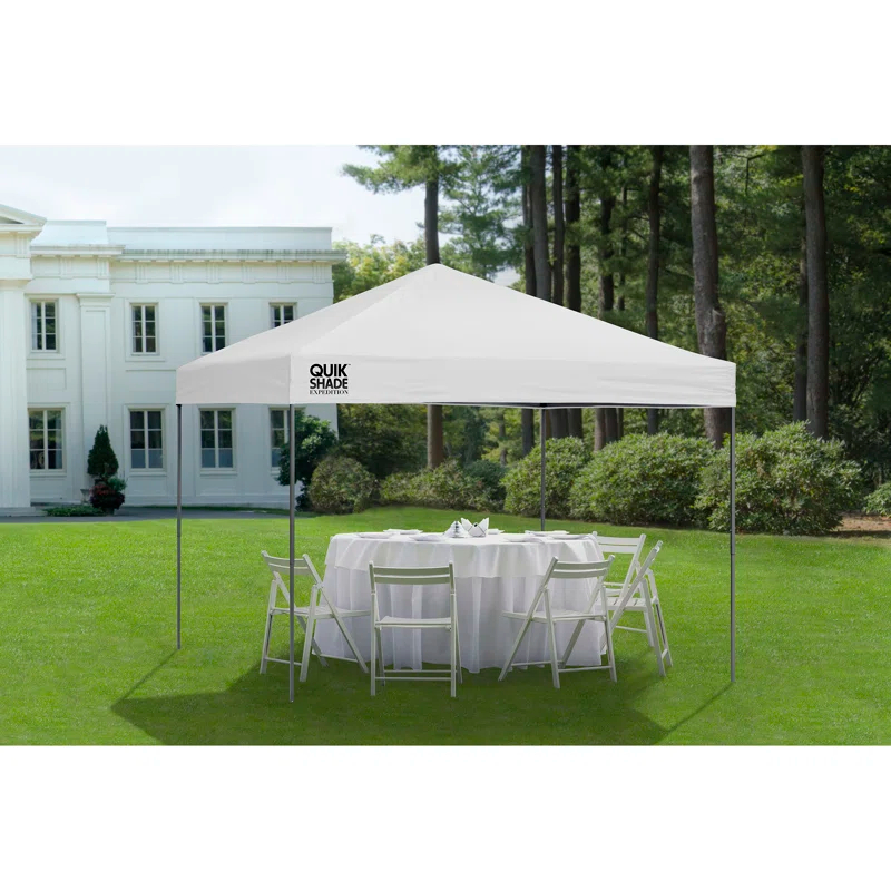 QuikShade Expedition 10 Ft. W x 10 Ft. D Steel Pop-Up Canopy & Reviews | Wayfair
