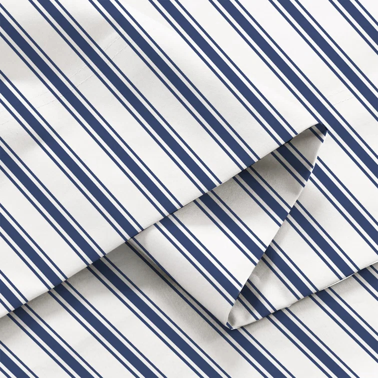 Color Sense Wrinkle Resistant Brushed Cotton Blend Lightweight Sheet Set
