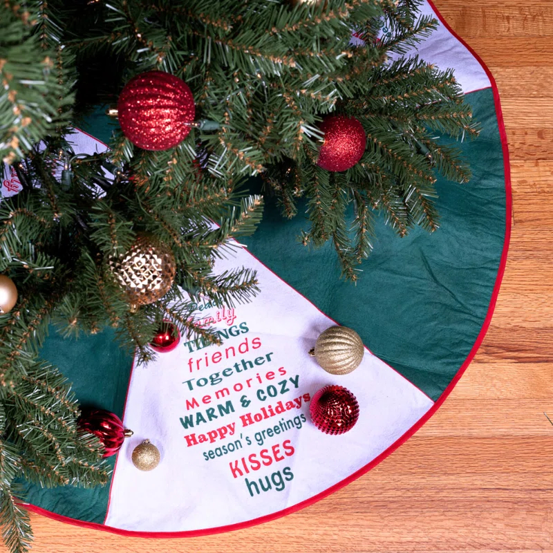 The Holiday Aisle Greeting Tree Skirt