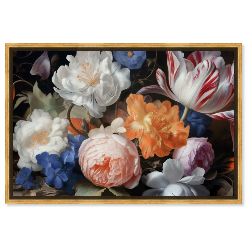 Art Remedy Floral Of Gentle Elegance Elegant Floral Wall Art by Art Remedy